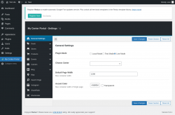 Page screenshot: My Center Portal
