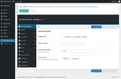 Page screenshot: My Center Portal