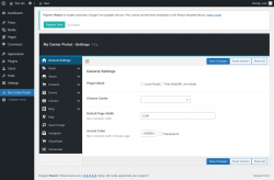 Page screenshot: My Center Portal