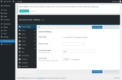 Page screenshot: My Center Portal