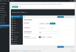 Page screenshot: My Center Portal