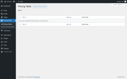 Page screenshot: Pricing Table
