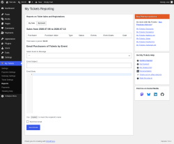 Page screenshot: My Tickets &rarr; Reports
