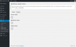 Page screenshot: Tools → Health Check