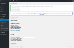 Page screenshot: Tools → WP Health → Settings