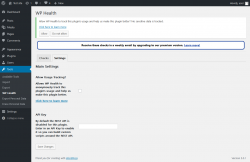 Page screenshot: Tools → WP Health → Settings