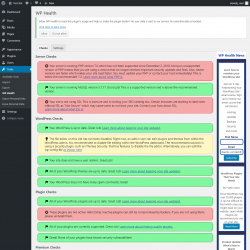 Page screenshot: Tools → WP Health