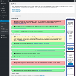 Page screenshot: Tools → SiteAlert
