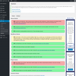 Page screenshot: Tools → SiteAlert