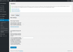 Page screenshot: Tools → SiteAlert → Settings