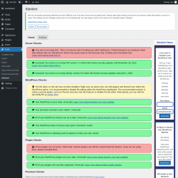Page screenshot: Tools → SiteAlert