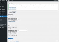 Page screenshot: Tools → SiteAlert → Settings