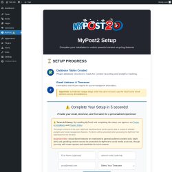 Page screenshot: MyPost2 ⚠️