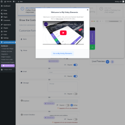 Page screenshot: Settings Admin ‹ Test site — WordPress