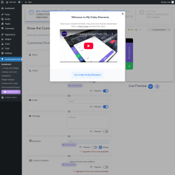 Page screenshot: Settings Admin ‹ Test site — WordPress