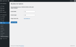 Page screenshot: Settings → Myvideo.Ge Options