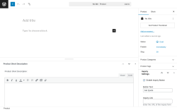 Page screenshot: Product Management &rarr; Add New Product