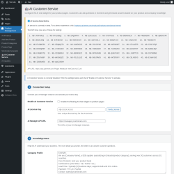Page screenshot: Product Management &rarr; 🤖 AI Customer Service