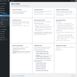 Page screenshot: B2B Showcase &rarr; Help
