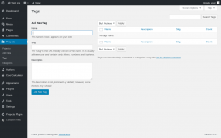 Page screenshot: Projects &rarr; Tags