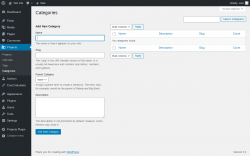 Page screenshot: Projects &rarr; Categories