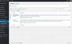 Page screenshot: Plugins &lsaquo; Test site &mdash; WordPress