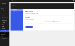 Page screenshot: Projects Plugin