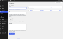 Page screenshot: Projects &rarr; Categories
