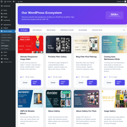 Page screenshot: Album Gallery &rarr; Our Plugins