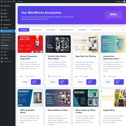 Page screenshot: Album Gallery &rarr; Our Plugins