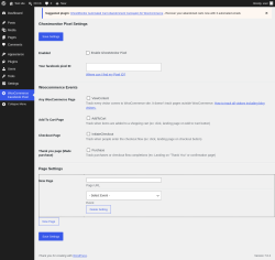 Page screenshot: WooCommerce Facebook Pixel