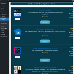 Page screenshot: New Image Gallery &rarr; Featured Plugins