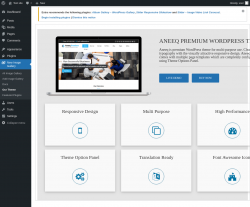 Page screenshot: New Image Gallery &rarr; Our Theme