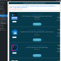 Page screenshot: New Image Gallery &rarr; Featured Plugins