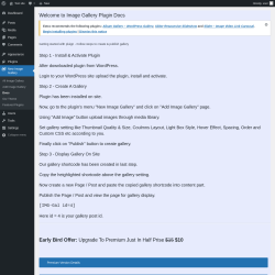 Page screenshot: New Image Gallery &rarr; Docs