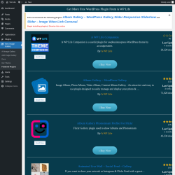 Page screenshot: New Image Gallery &rarr; Featured Plugins