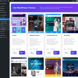 Page screenshot: Image Gallery &rarr; Our Themes