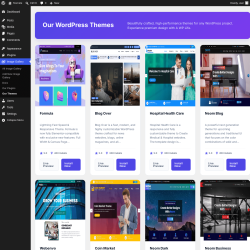 Page screenshot: Image Gallery &rarr; Our Themes