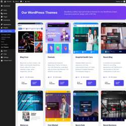 Page screenshot: Image Gallery &rarr; Our Themes