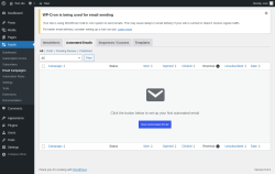 Page screenshot: Noptin → Email Campaigns → Automated Emails
