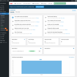 Page screenshot: Newsletter