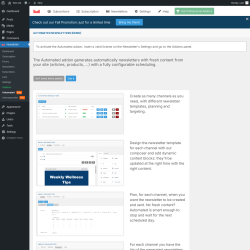 Page screenshot: Newsletter &rarr; Automated Pro