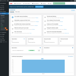 Page screenshot: Newsletter