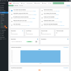 Page screenshot: Newsletter