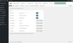 Page screenshot: Newsletter &rarr; Forms