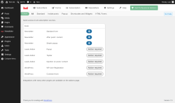 Page screenshot: Newsletter &rarr; Forms