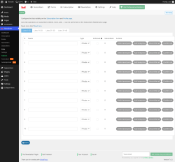 Page screenshot: Newsletter &rarr; Lists