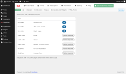 Page screenshot: Newsletter &rarr; Forms