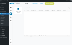 Page screenshot: NEX-Forms → Reporting