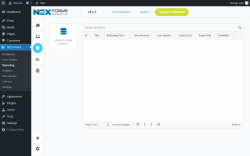Page screenshot: NEX-Forms → Reporting